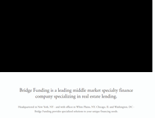 Tablet Screenshot of bridgefunding.com